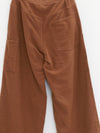 SWAYING 25 Fall/Winter Collection: Cotton Straight-Leg Pants with Fanned-Out Pockets (SW-SW25AW3B22C2S2-KF, Coffee)